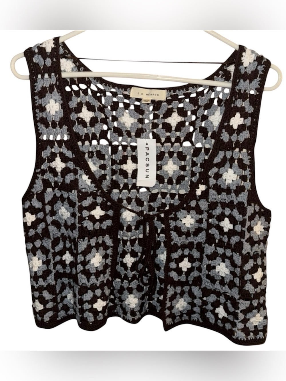 Pacsun LA Hearts Crochet Knit Crop Top